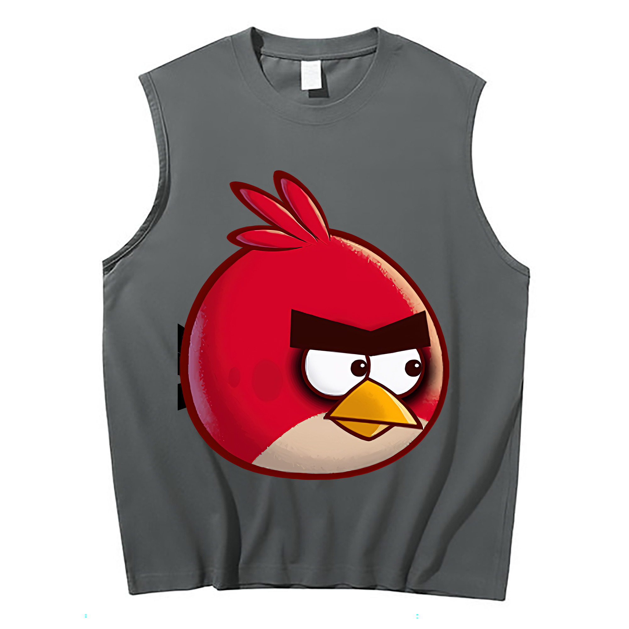 （画像用） Angry Birds アングリーバード コットン100％タンクトップ（フロントプリント）